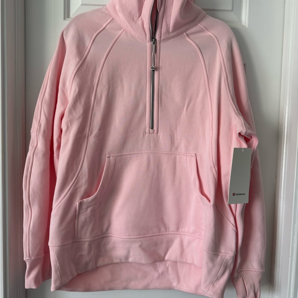 Lululemon Pink Half-Zip Scuba